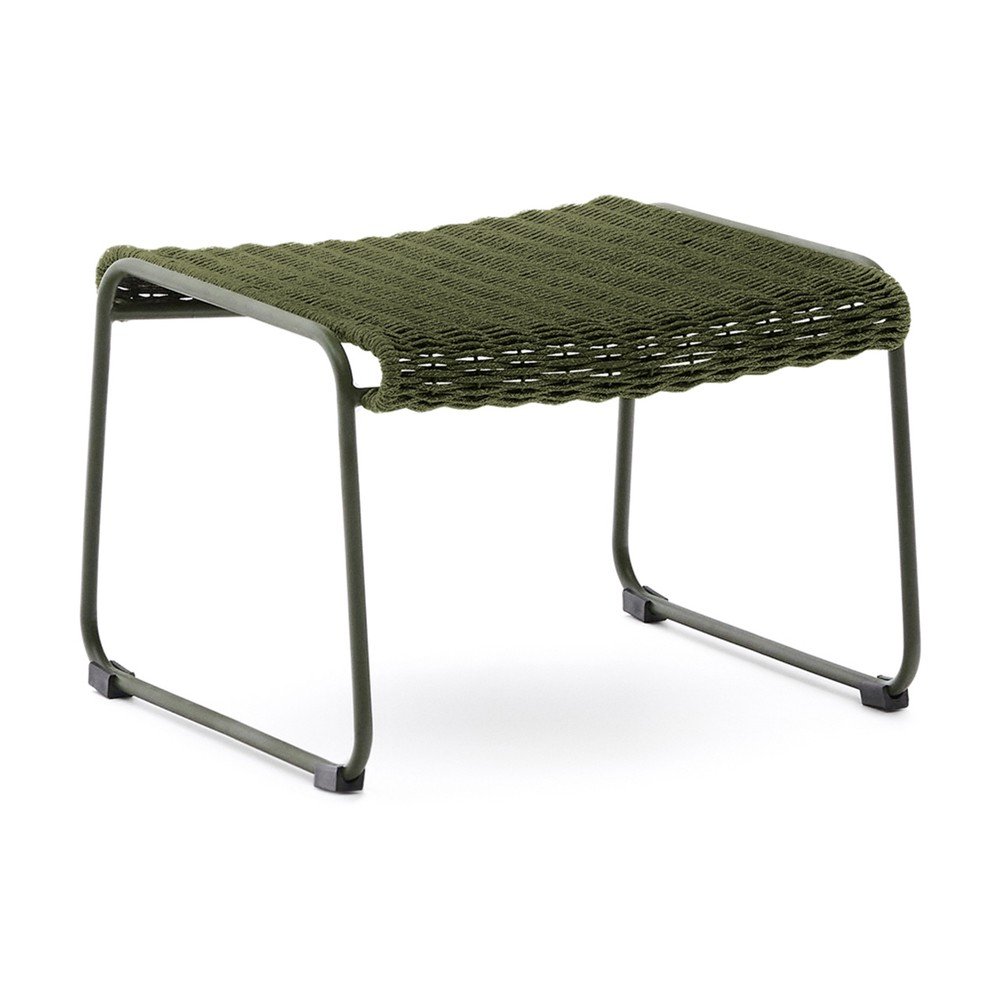 Zöld kerti puff Maurina – Kave Home