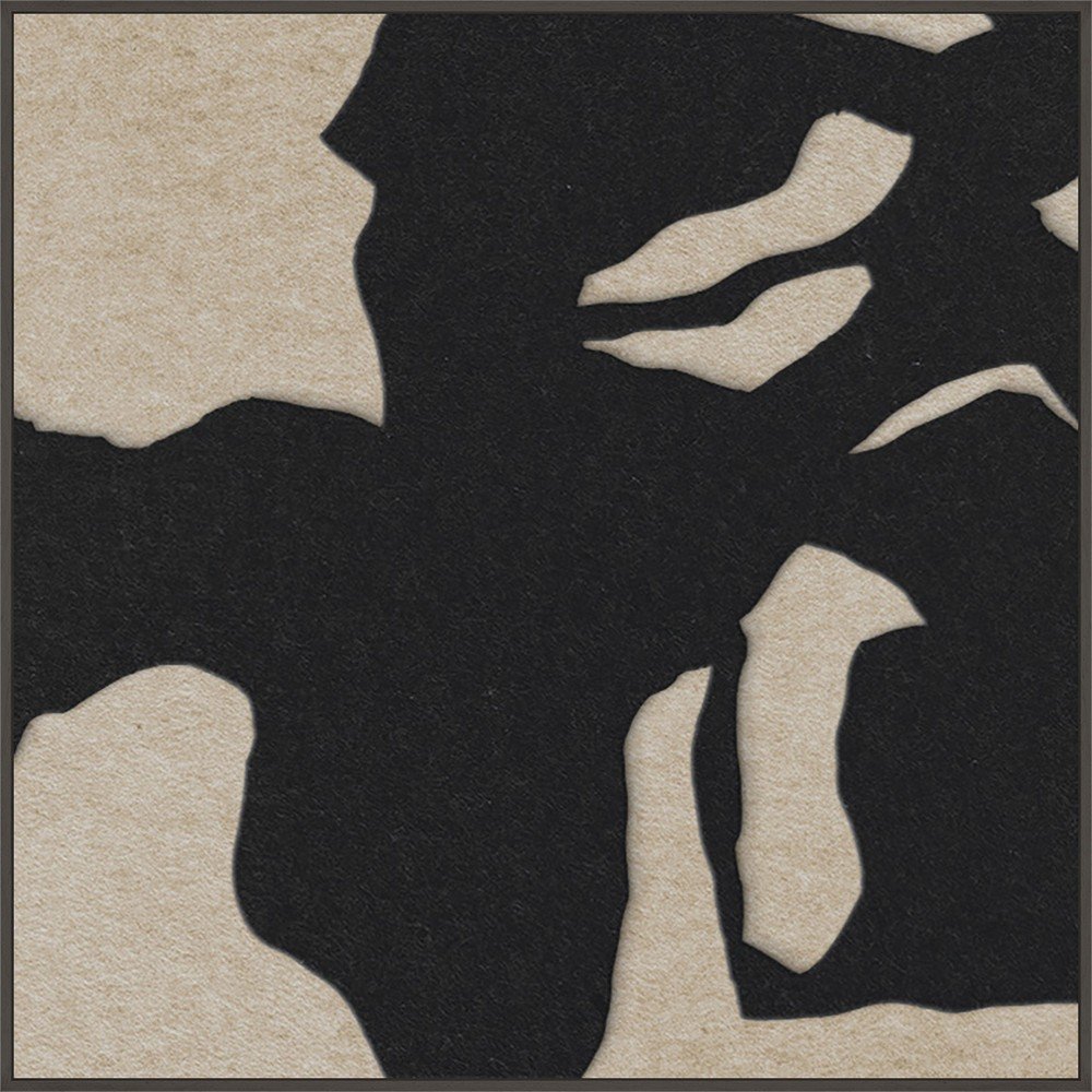 3D-s keretezett-akusztikus kép 102x102 cm Silent Shadow 1 – Malerifabrikken