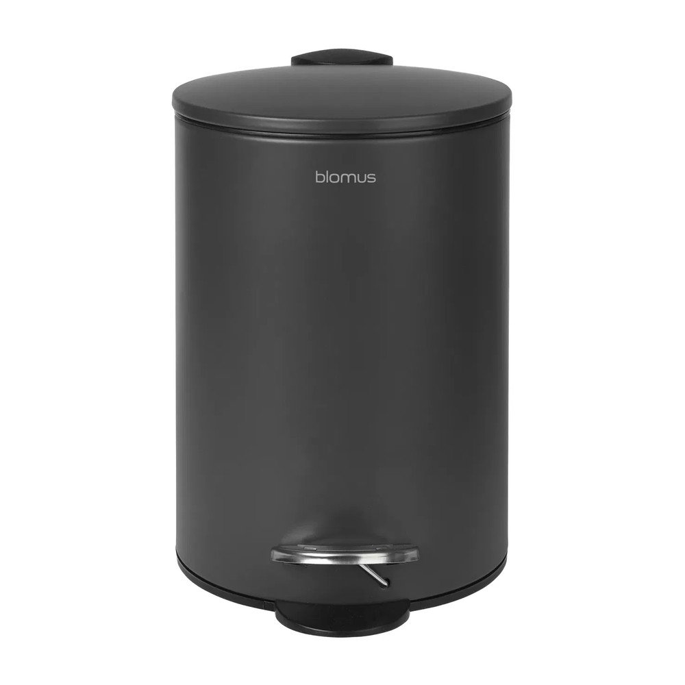 Antracitszürke acél pedálos szemetes 3 l Tubo – Blomus
