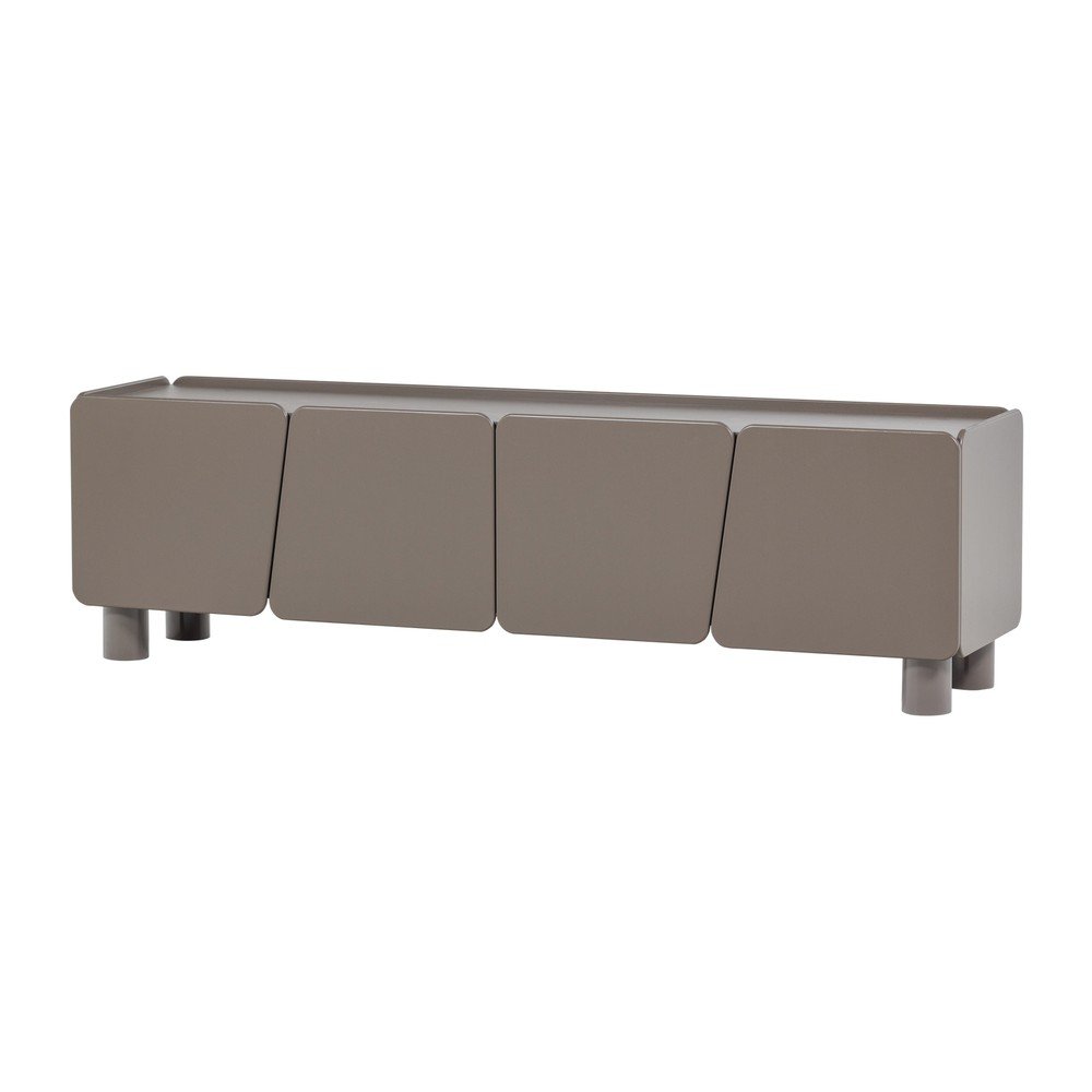 Barna borovi fenyő TV-állvány 200x58x45 cm Root – WOOOD