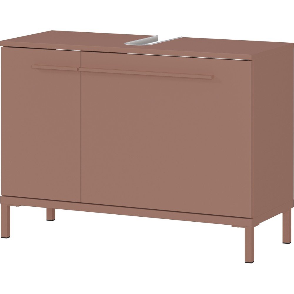 Barna matt mosdó alatti szekrény 80x59 cm Laurino – Germania