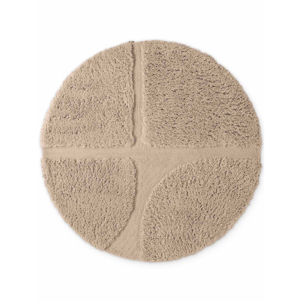 Bézs kézi szövésű kerek szőnyeg ø 160 cm Lambeth Jasper – Ted Baker
