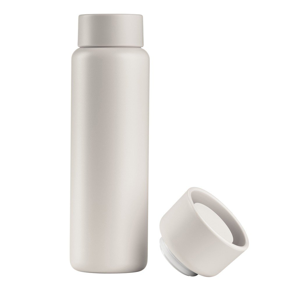 Bézs rozsdamentes acél termobögre 650 ml Singles – Zone