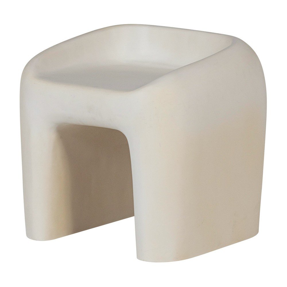 Elefántcsont színű műanyag kerti szék Nivo – WOOOD