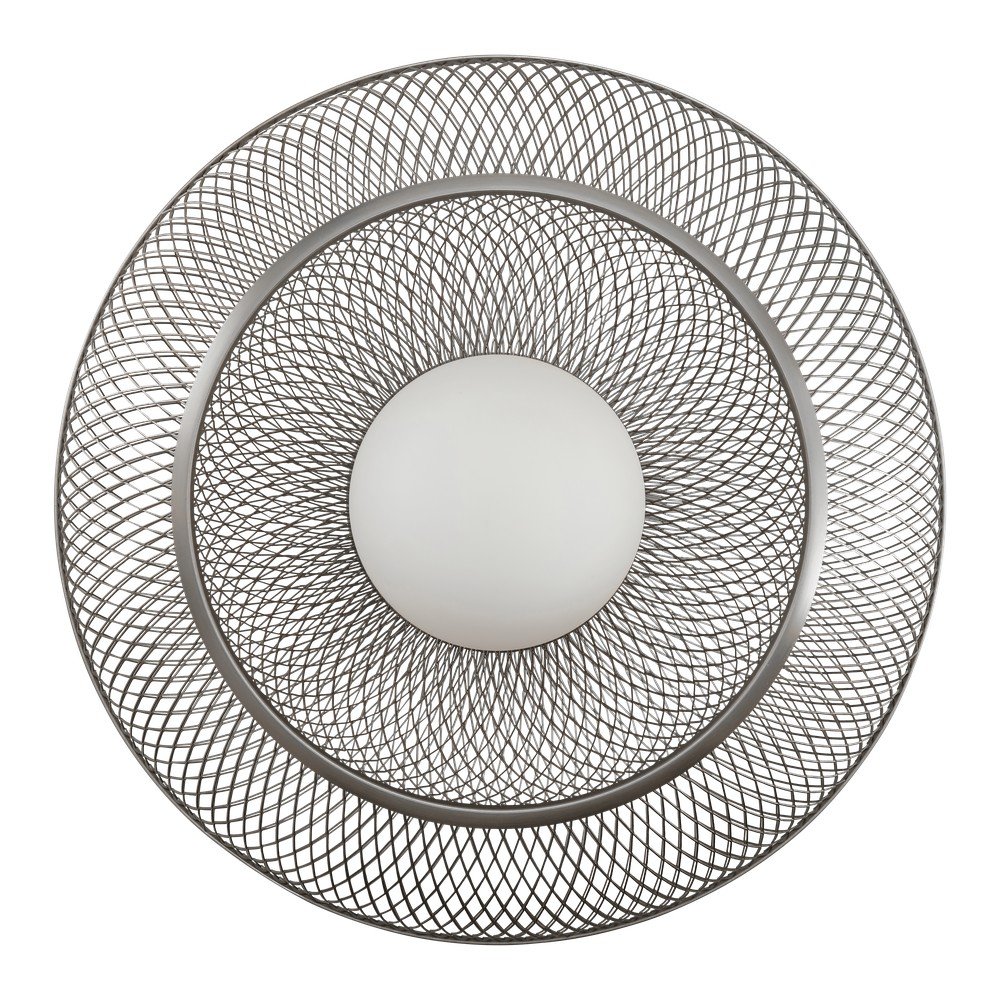 Ezüstszínű acél fali lámpa ø 45 cm Faraday Up – UMAGE