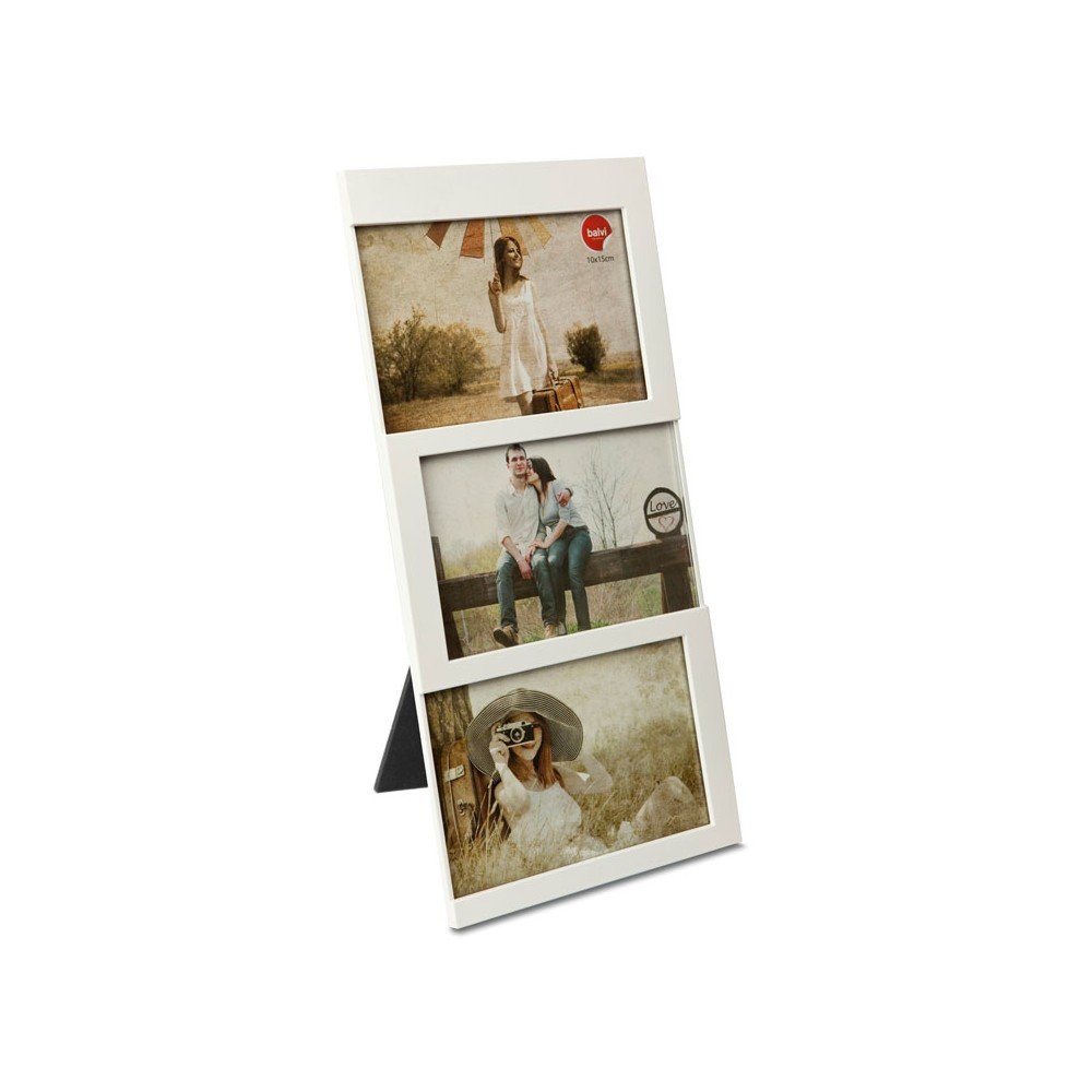 Fehér műanyag álló képkeret 16x34