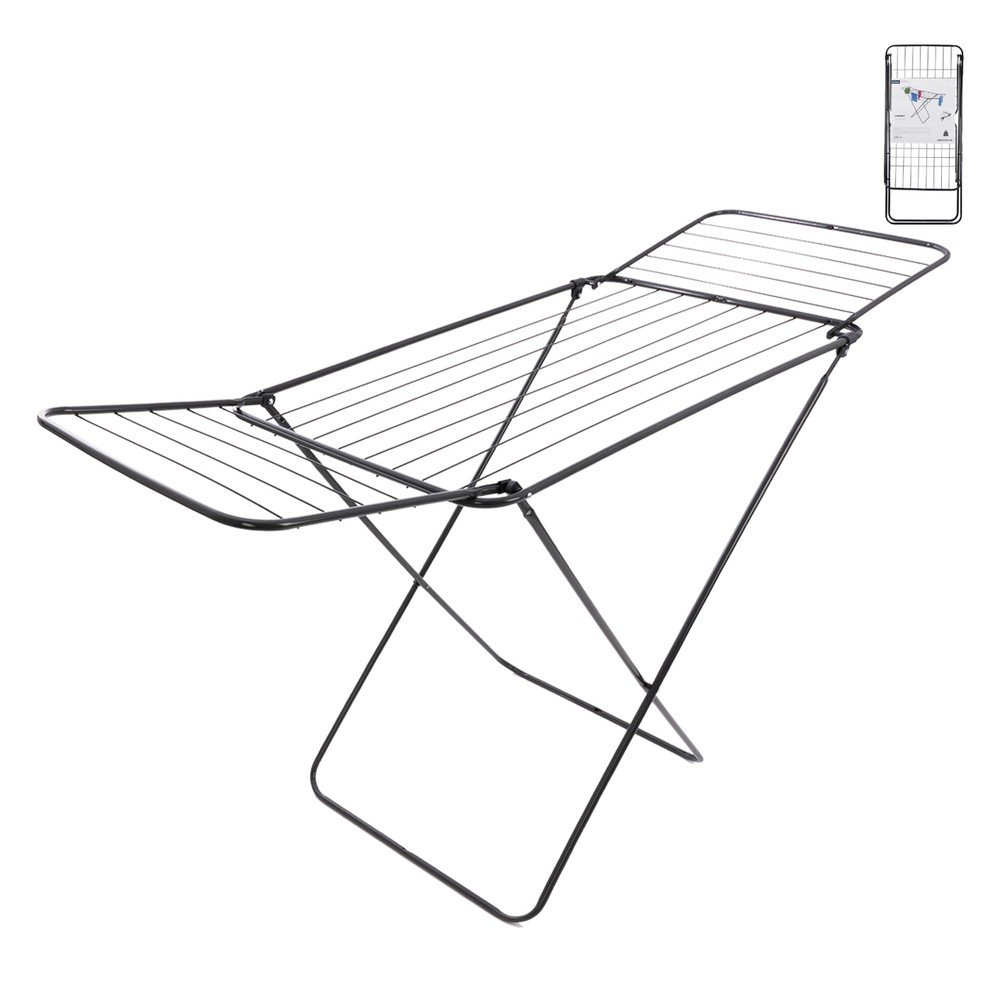 Fekete-antracitszürke ruhaszárító 15 m – Orion