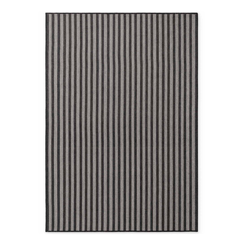 Fekete-krémszínű kültéri-beltéri szőnyeg 120x170 cm Haringey Linley – Ted Baker