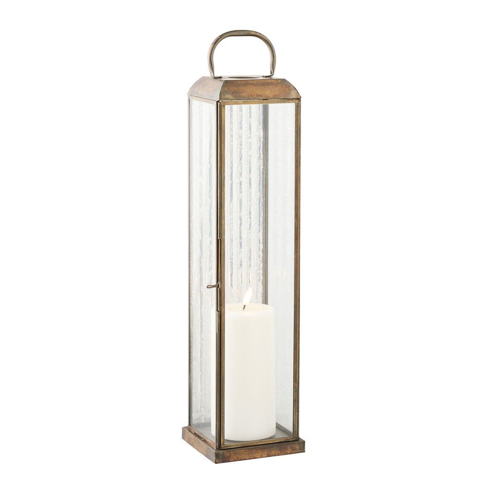 Fém-üveg lámpás (magasság 49 cm) Herslev – House Nordic