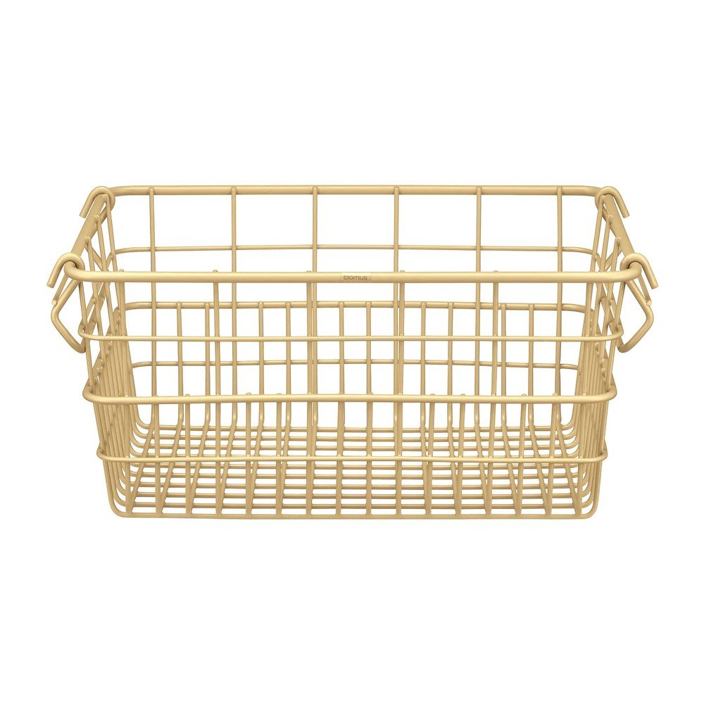 Fémhuzalos fém tárolókosár 29x21x14 cm Kago S – Blomus