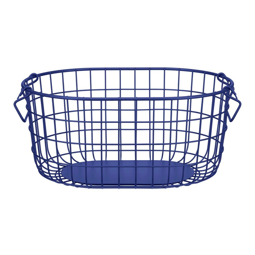 Fémhuzalos fém tárolókosár 37x27x17 cm Kago M – Blomus