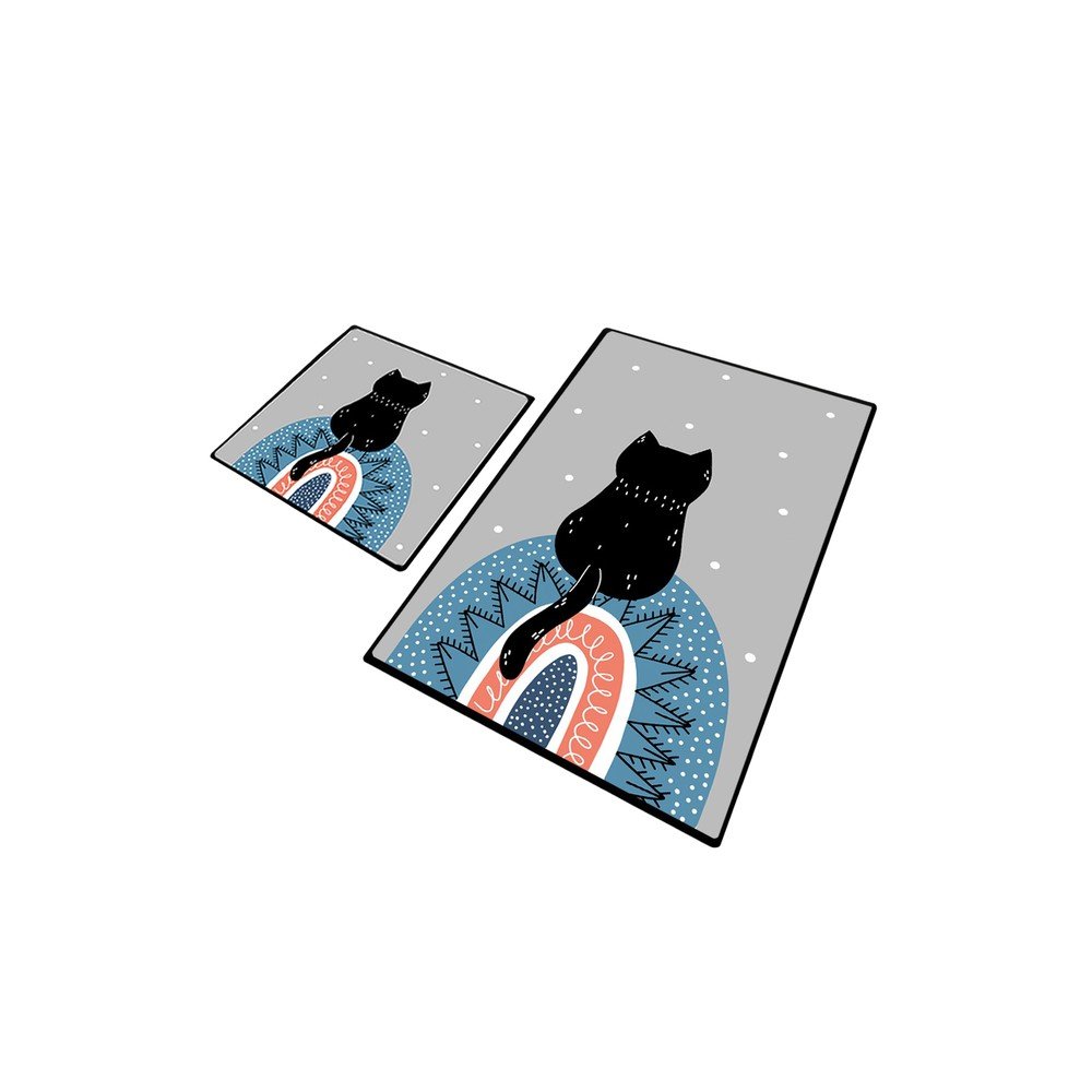 Fürdőszobai kilépő szett 2 db-os 60x100 cm Waiten – Foutastic