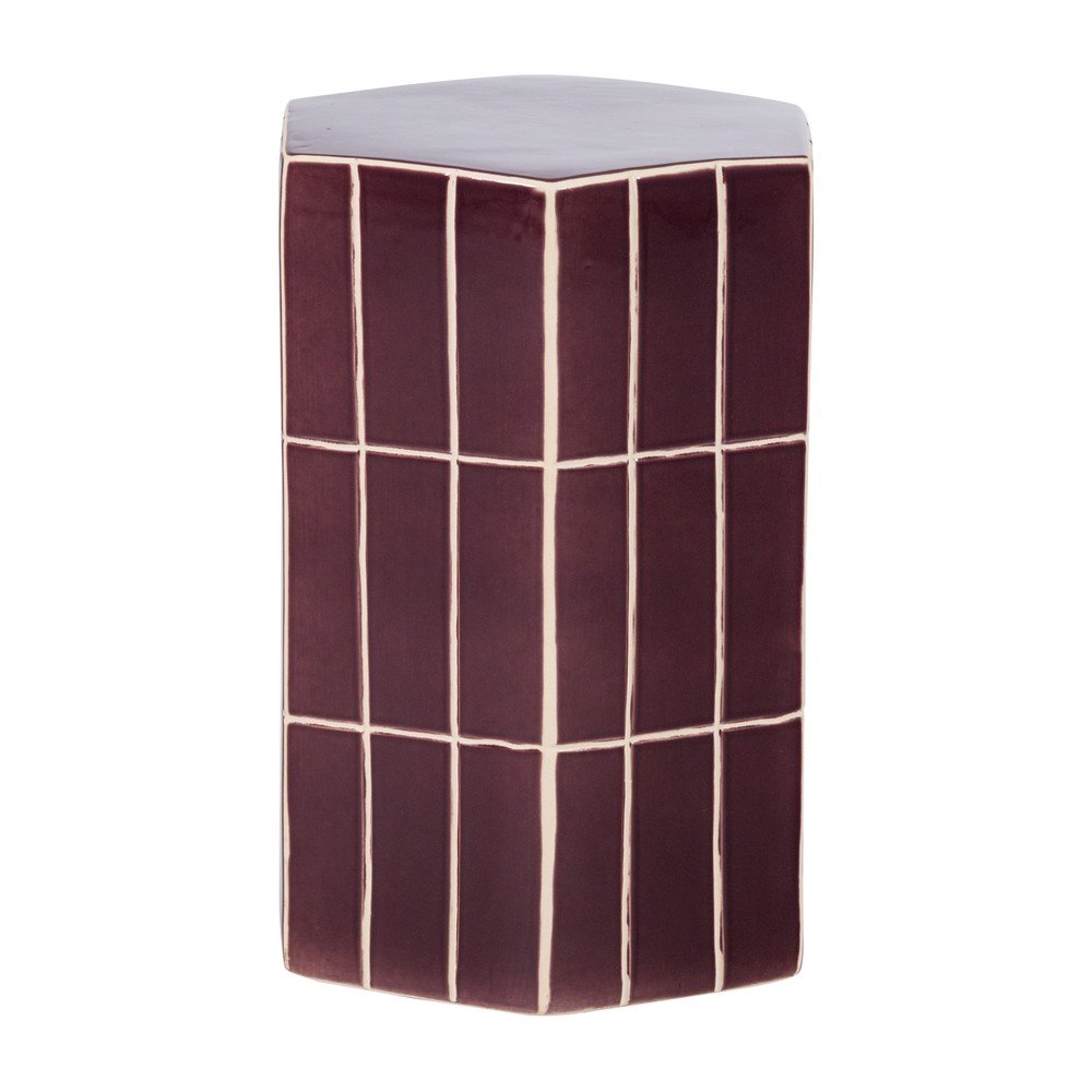 Kerámia tárolóasztal 26x30 cm Plu – WOOOD