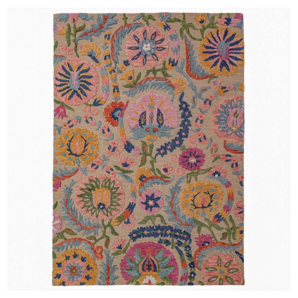 Kézi szövésű gyapjú szőnyeg 160x230 cm Amira Floral  – Flair Rugs