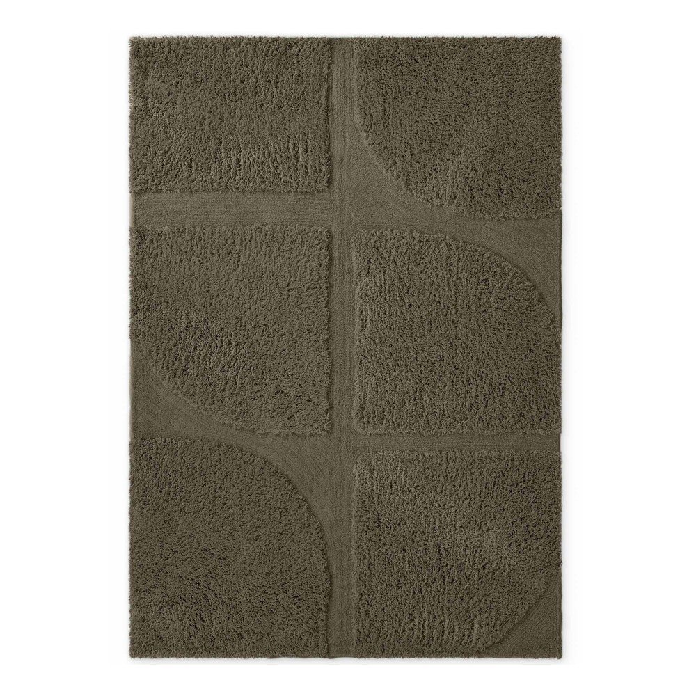 Khaki kézi szövésű szőnyeg 120x180 cm Lambeth Jasper – Ted Baker