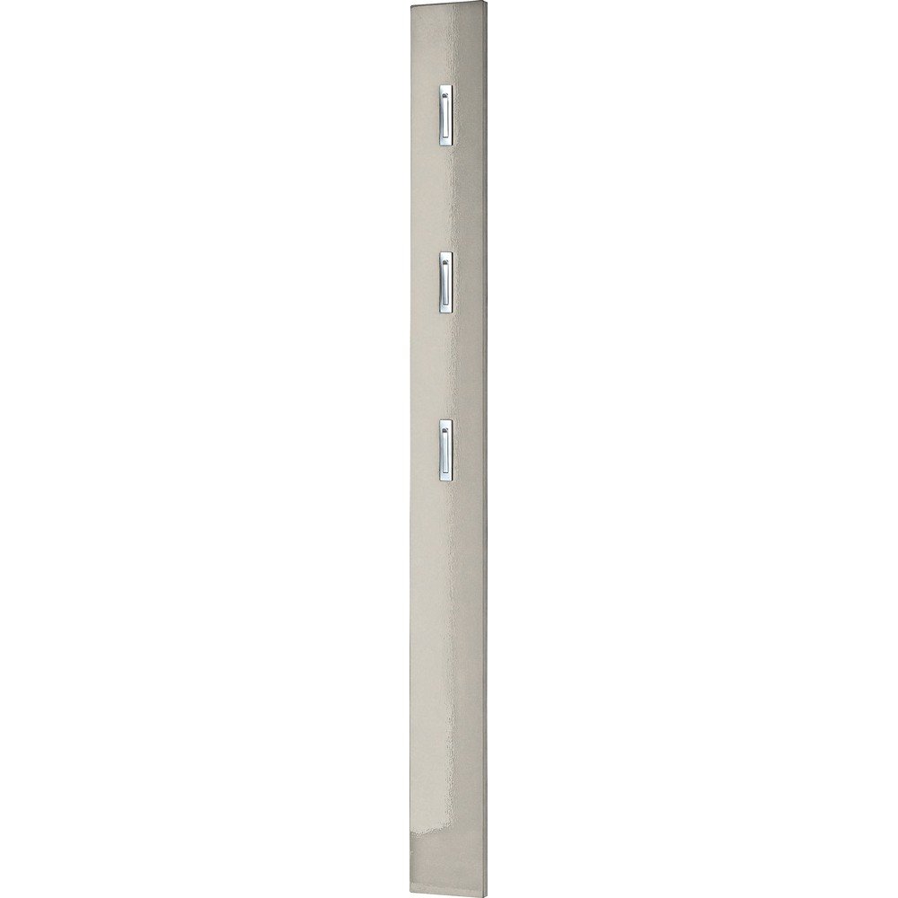 Krémszínű fényes fali fogas 15 cm – Germania