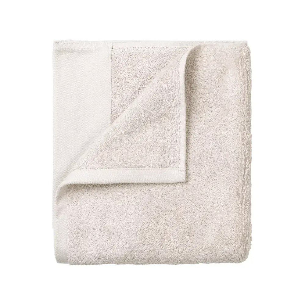 Krémszínű frottír bio pamut törölköző szett 2 db-os 30x50 cm Riva – Blomus