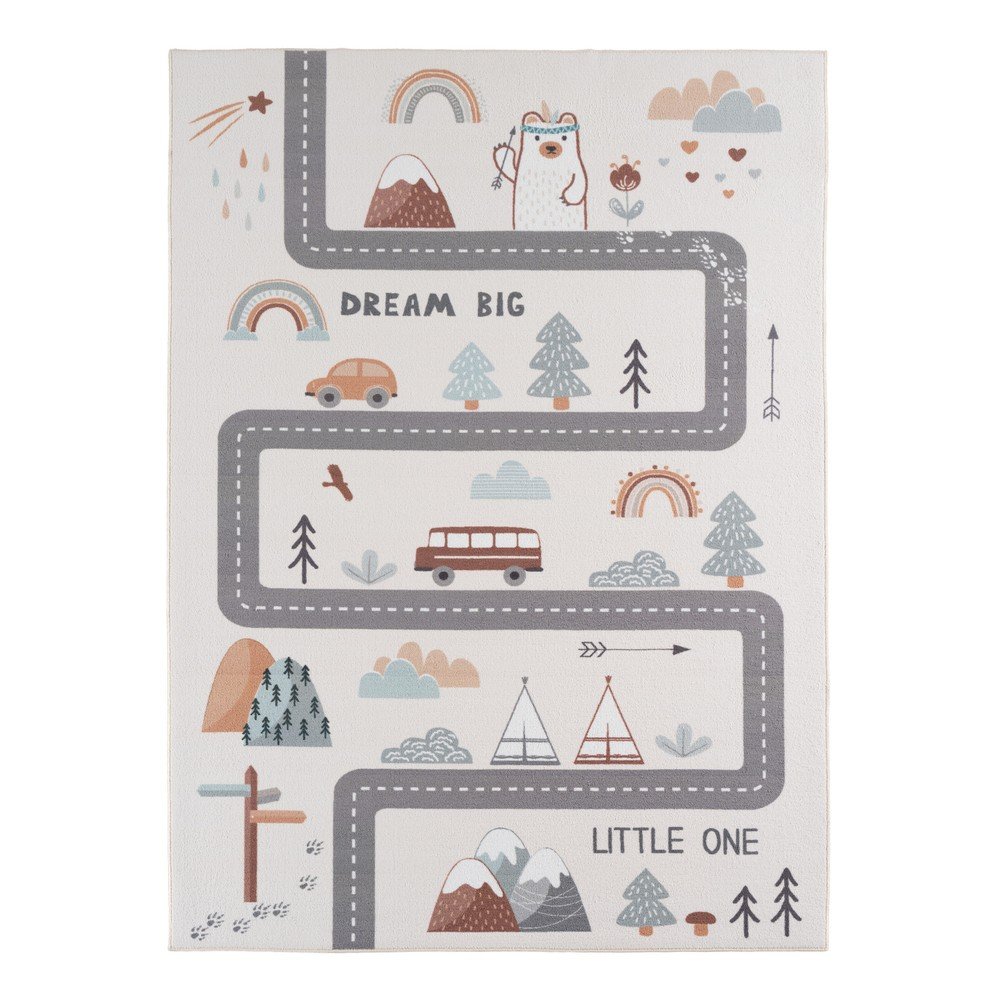 Krémszínű mosható gyerek szőnyeg 120x170 cm Coco 1134 – Ayyildiz Carpets