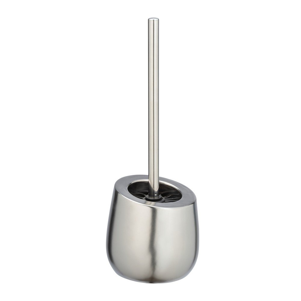 Matt ezüstszínű kerámia WC-kefe Badi – Wenko