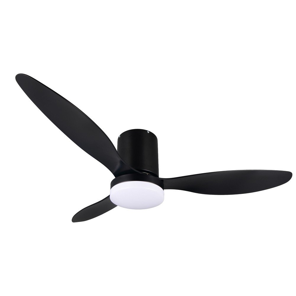 Matt fekete LED mennyezeti lámpa ø 132 cm Göteborg – Reality