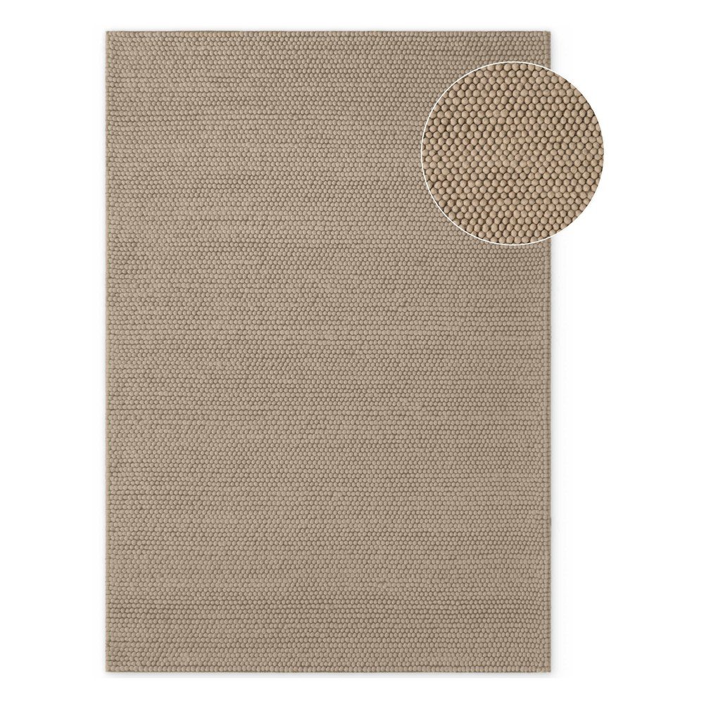 Natúr színű kézi szövésű gyapjú szőnyeg 120x170 cm Richmond Diana – Ted Baker