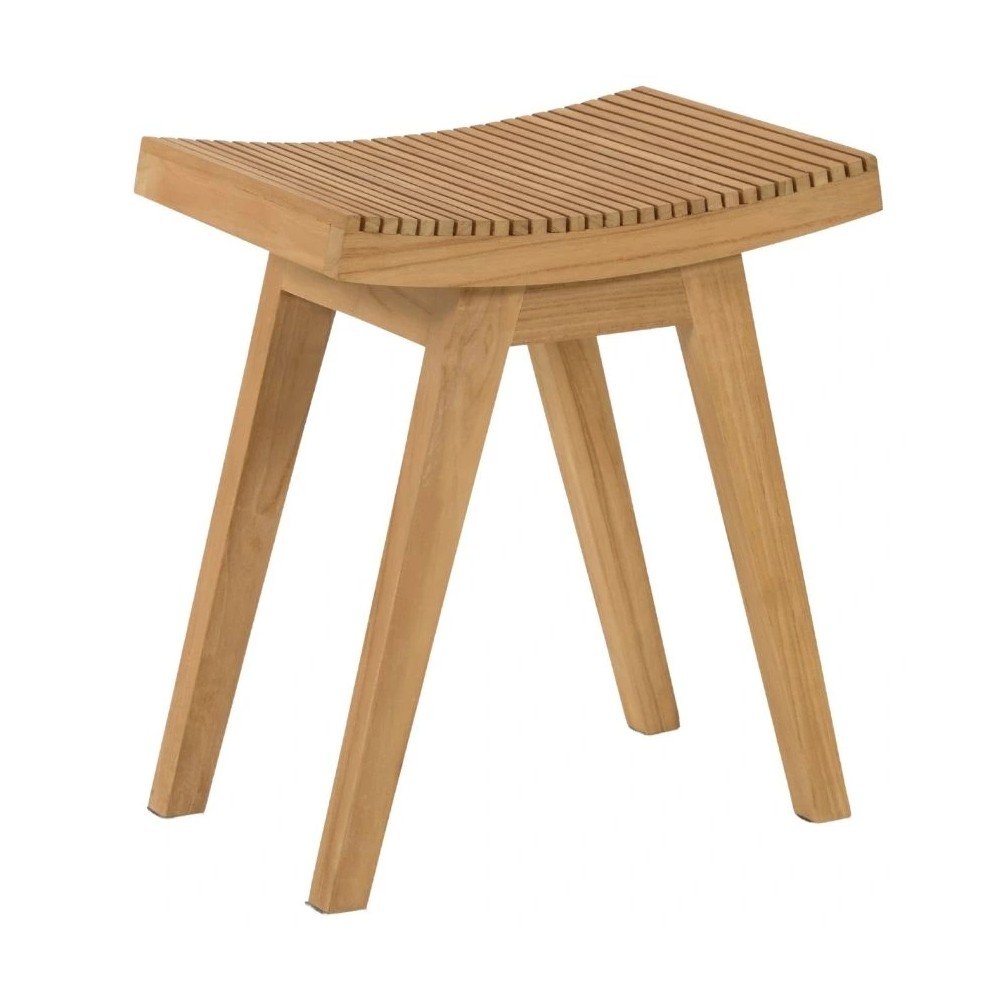 Natúr színű teakfa ülőke Vicentina – Kave Home