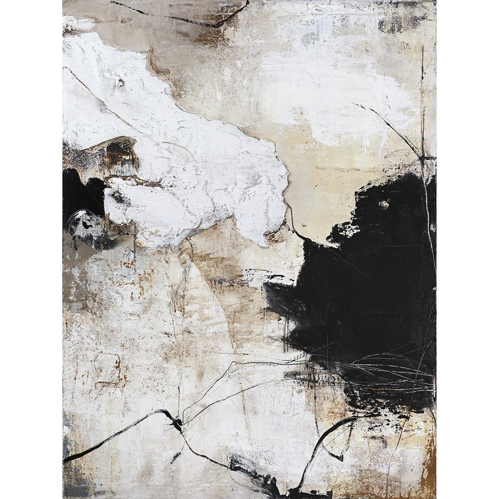 Nyomtatott-kézzel festett részletekkel vászon kép 90x118 cm Reform 1 – Malerifabrikken