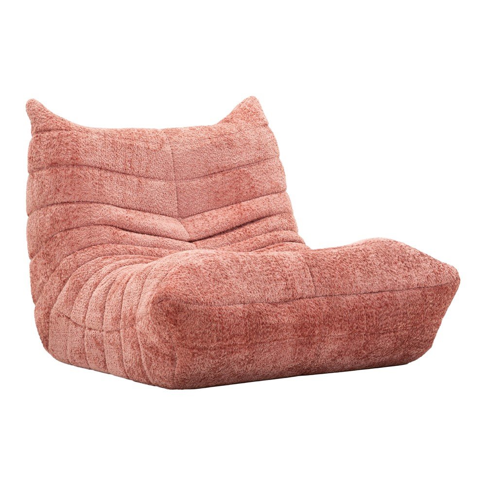 Rózsaszín buklé babzsákfotel Mask – Mauro Ferretti