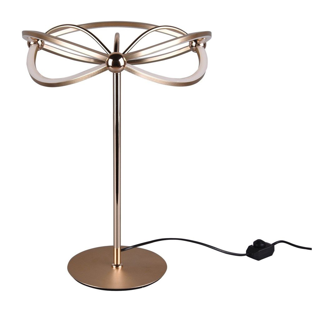 Sárgaréz színű LED dimmelhető asztali lámpa (magasság 50 cm) Charivari – Trio