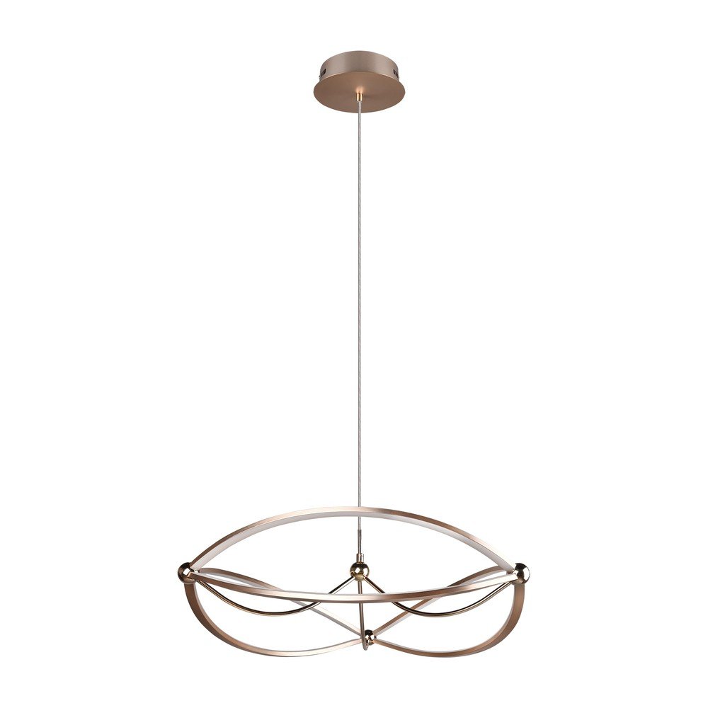 Sárgaréz színű LED dimmelhető függőlámpa Charivari – Trio