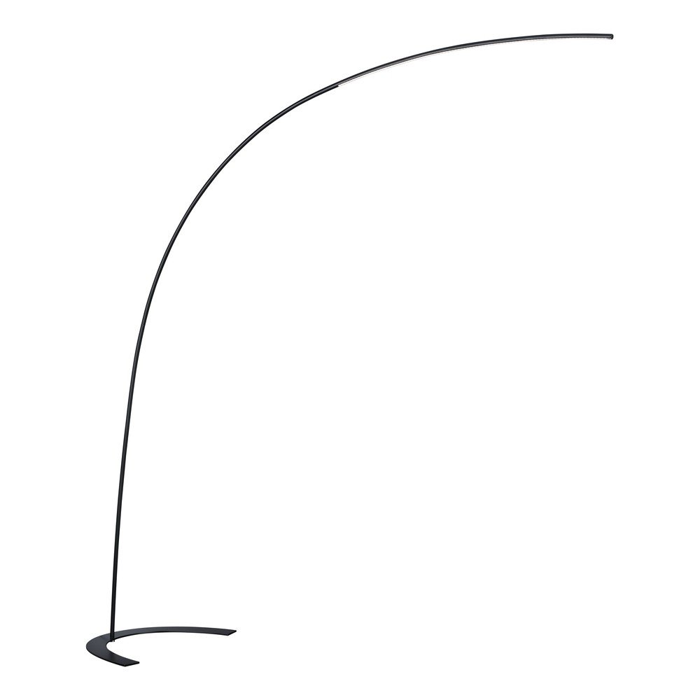 Sötétbarna LED dimmelhető állólámpa (magasság 210 cm) Shanghai – Trio