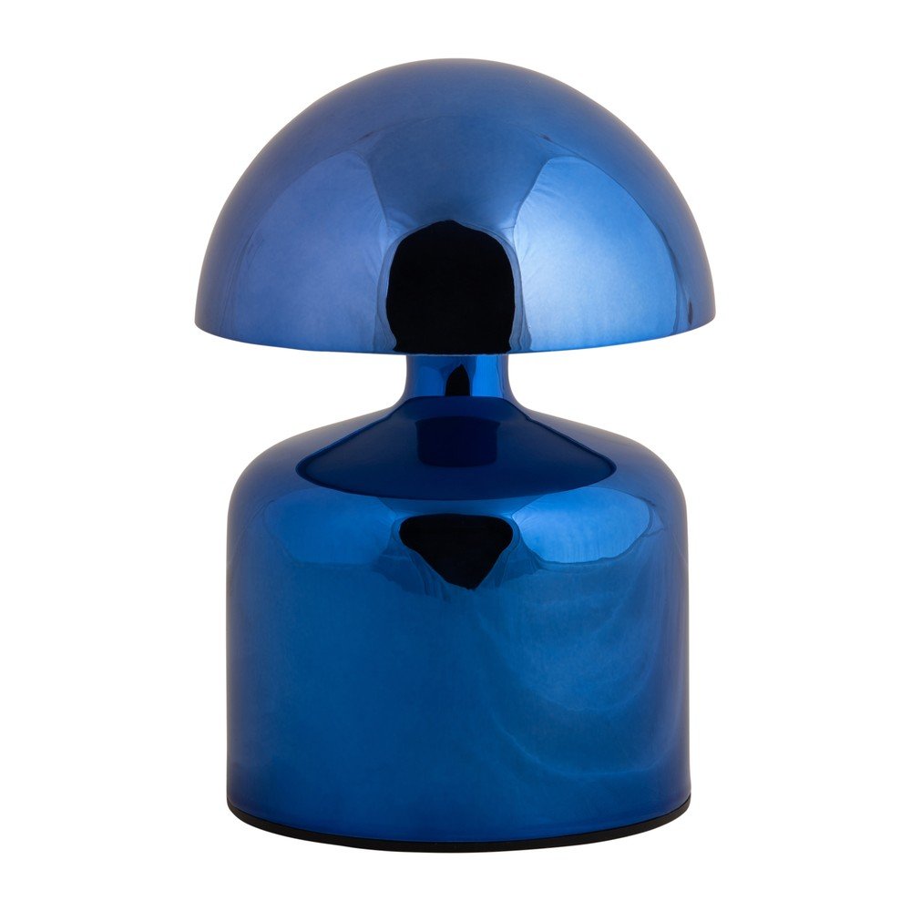 Sötétkék LED asztali lámpa fém búrával (magasság 14 cm) Impetu – Leitmotiv