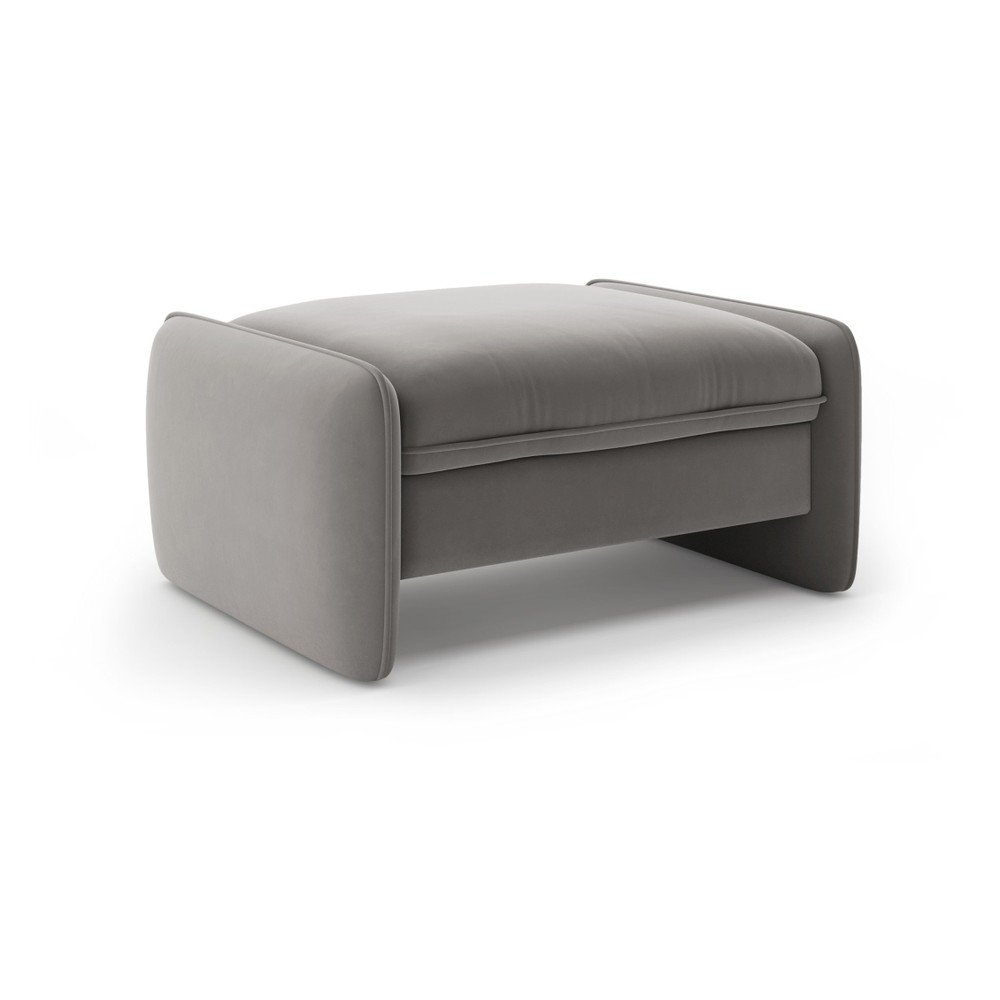 Sötétszürke bársony lábtartó Georgia – Micadoni