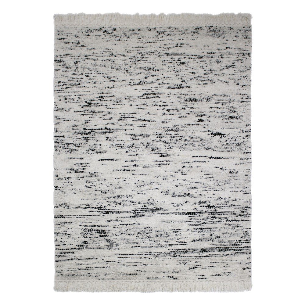 Szürke-elefántcsont színű kézi szövésű gyapjú szőnyeg 160x230 cm Ellsa  – Flair Rugs