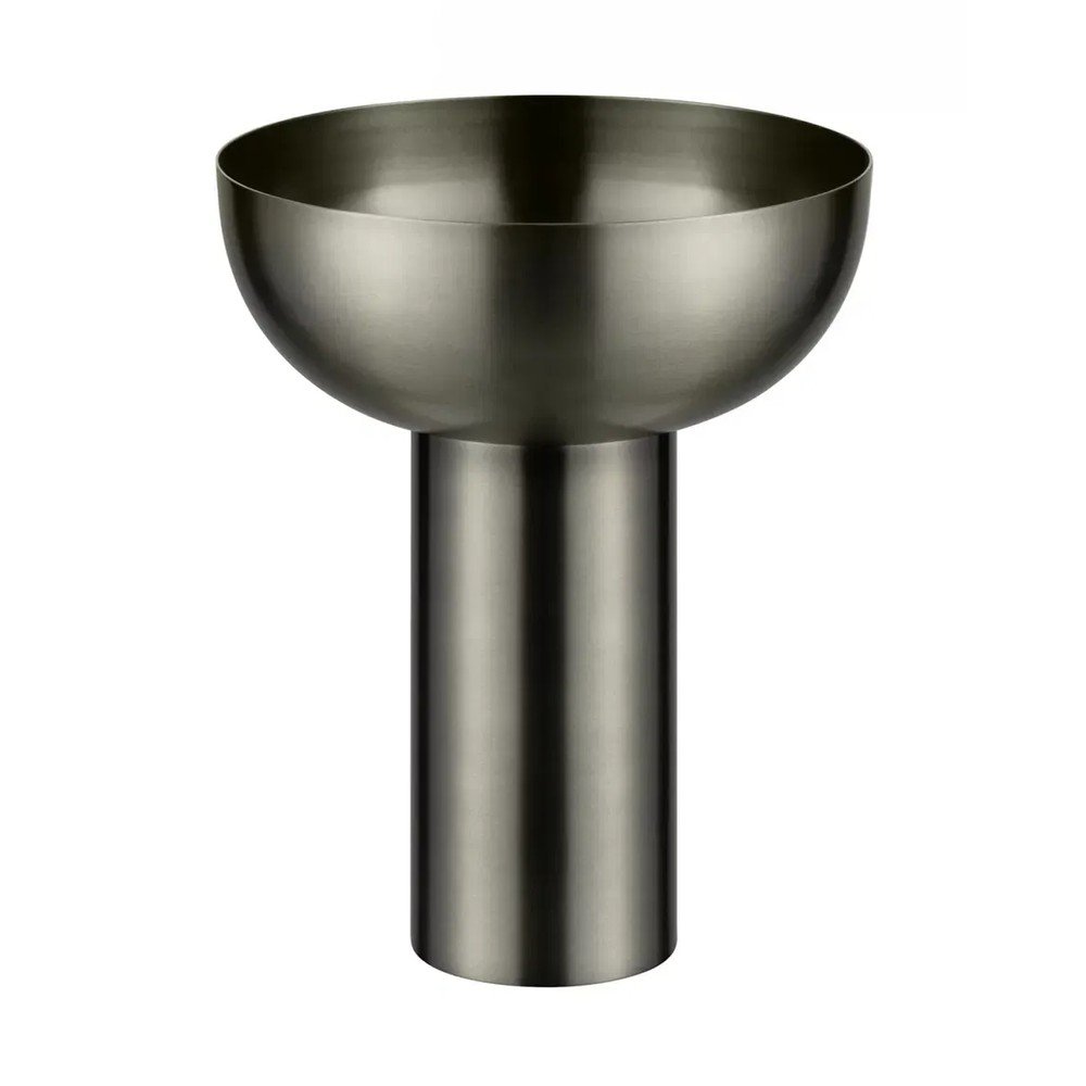 Szürke rozsdamentes acél váza (magasság 21 cm) Miyabi – Blomus