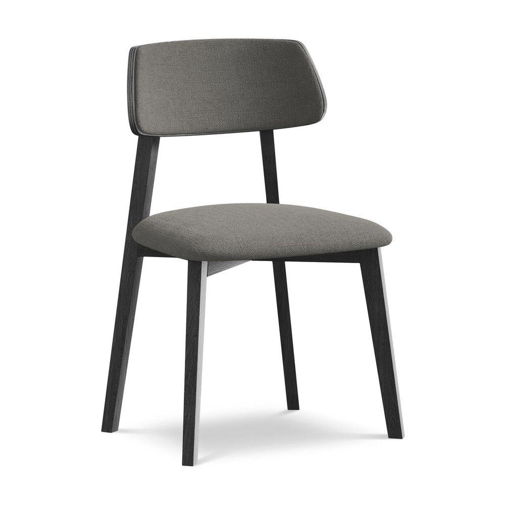 Szürke tömörfa étkezőszék Niu – Makamii