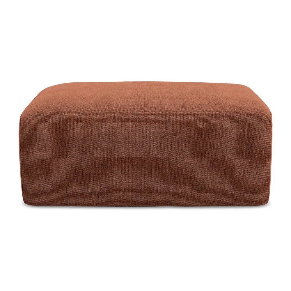 Terrakotta színű zsenília lábtartó Kona – Makamii