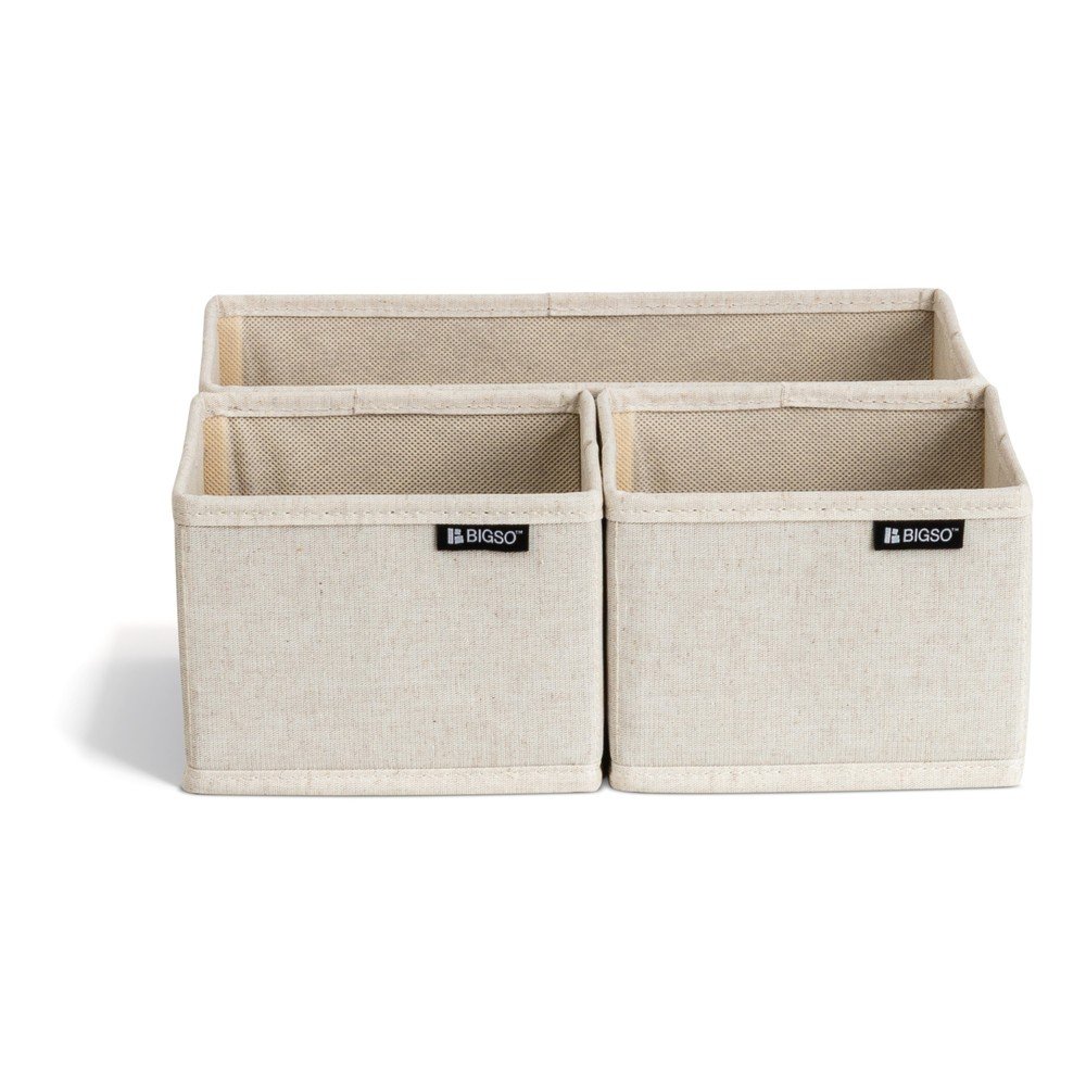 Textil fiókrendszerező készlet 3 db-os Soft Storage – Bigso