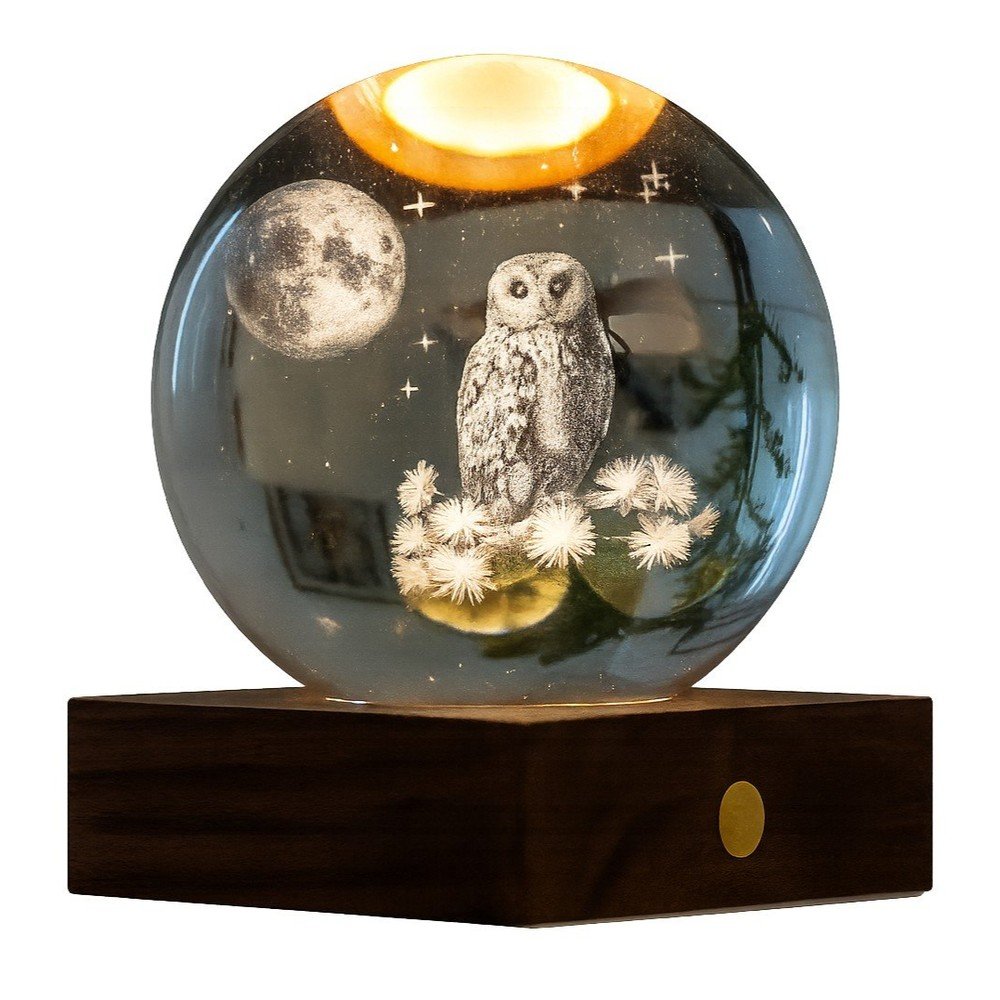 USB hordozható fénydekoráció ø 8 cm Amber – Gingko