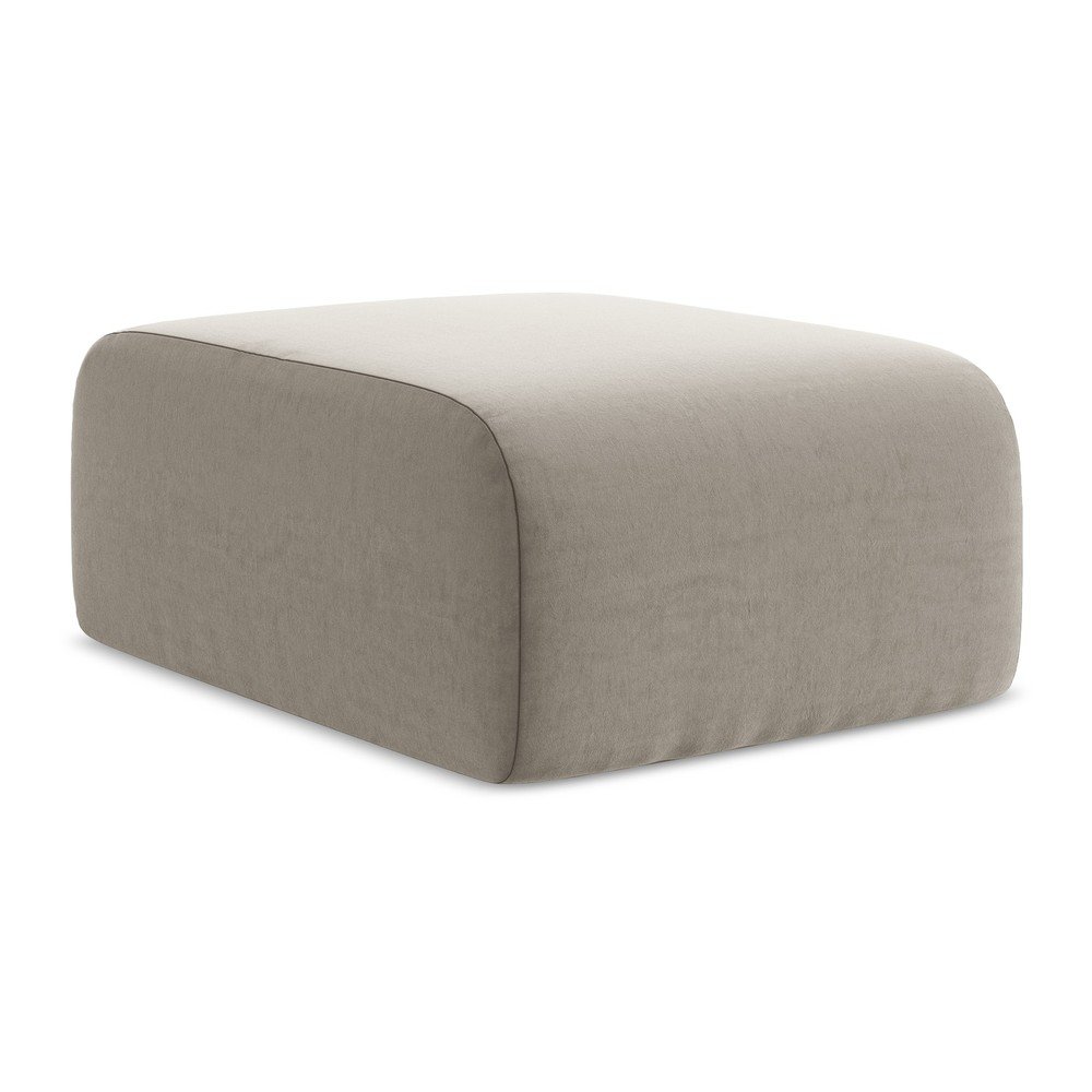 Világosbarna bársony lábtartó Lani – Makamii