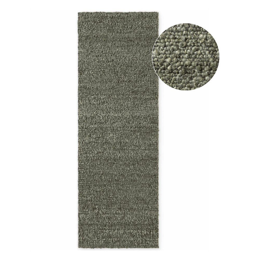 Zöld kézi szövésű buklé futószőnyeg 80x200 cm Notting Hill Portobello – Ted Baker