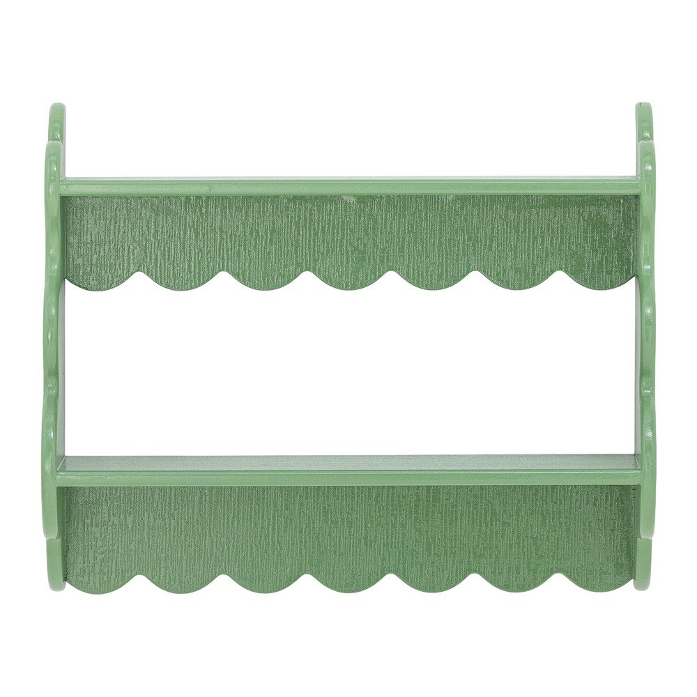 Zöld többszintes jegenyefenyő fali polc 49