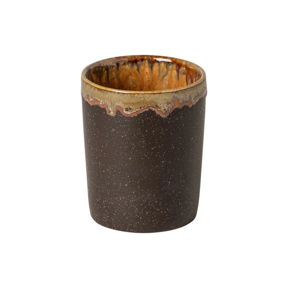 Barna kőedény fogkefetartó pohár Poterie Bath – Casafina