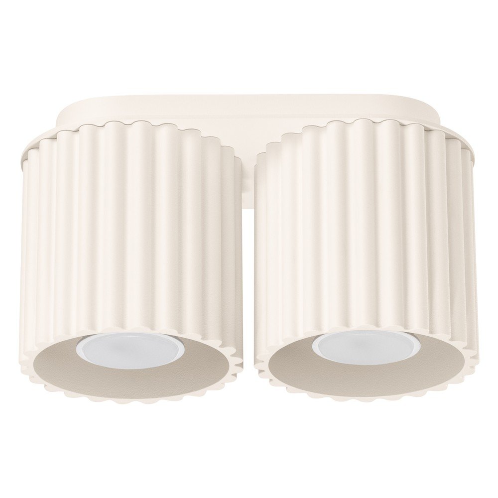 Bézs fém spotlámpa 10x21 cm Zora – Sollux