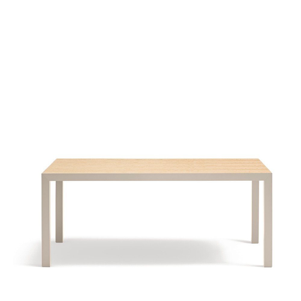 Étkezőasztal tölgyfa asztallappal 75x180 cm Alma – Teulat