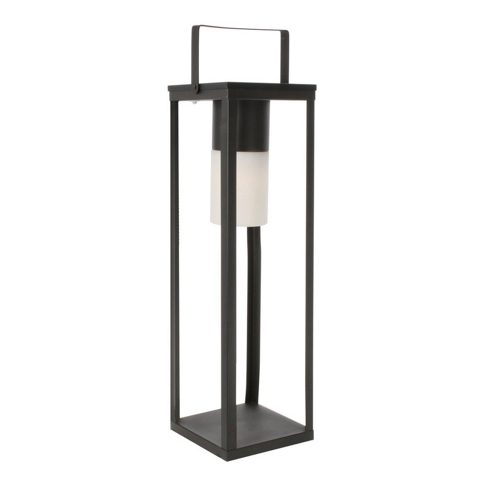 Fekete napelemes-USB LED lámpás (magasság 75 cm) Solar – Bizzotto