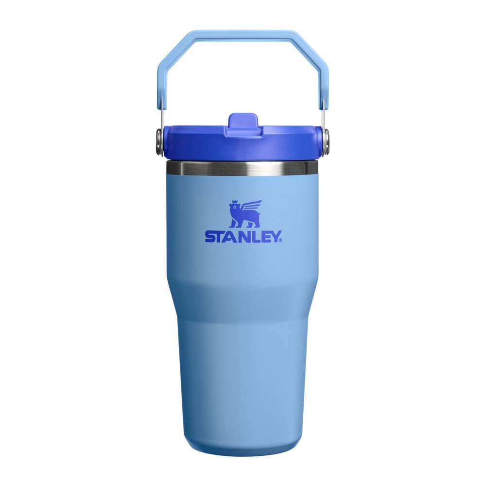 Kék rozsdamentes acél termosz 600 ml IceFlow™ Flip Straw 2.0 Tumbler Blue Sky – Stanley