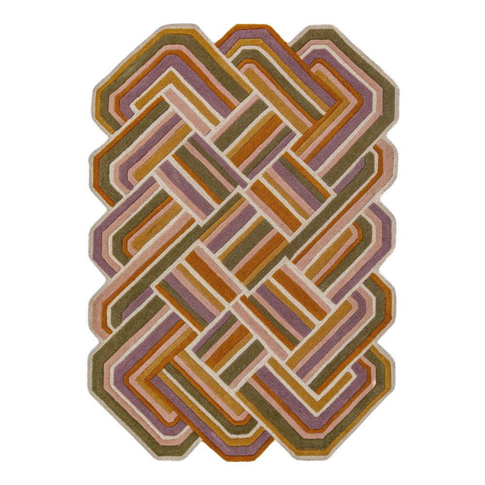 Kézi szövésű gyapjú szőnyeg 140x200 cm Lattice Shaped  – Flair Rugs
