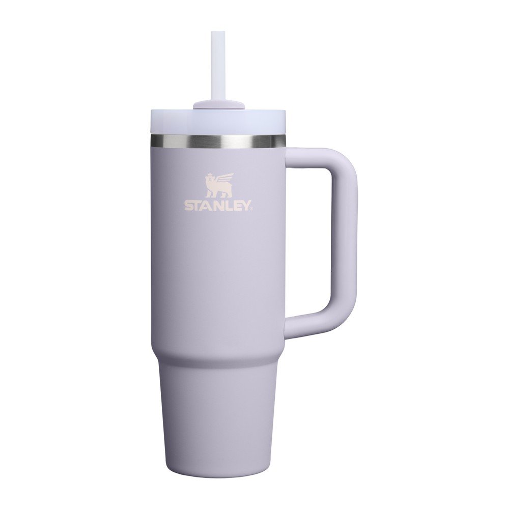 Levendula színű rozsdamentes acél termosz szívószállal 890 ml Quencher H2.O FlowState™ Tumbler Purple Dust – Stanley