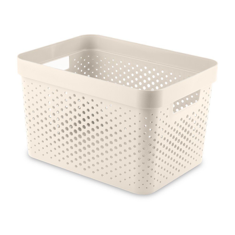 Műanyag tárolókosár 27x36x22 cm Infinity Dots – Curver